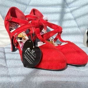 Red Women's Shoes 8.5